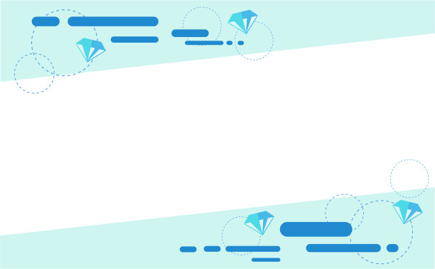 钻石装饰背景材料蓝色调图片下载