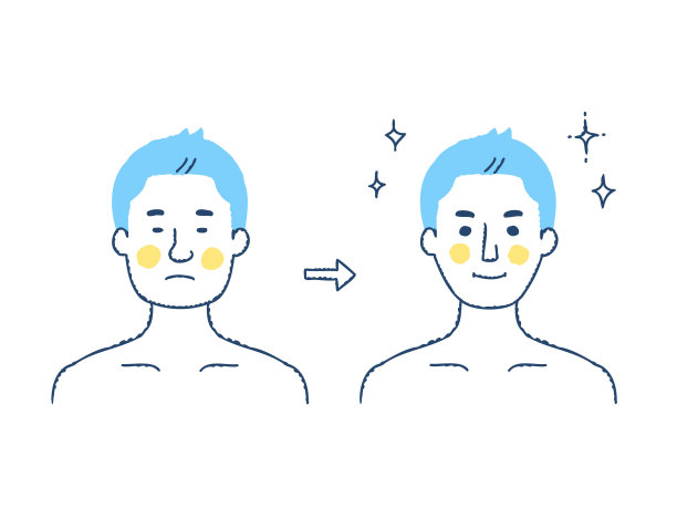 男性因化妆和整形手术前后面部的变化图片下载