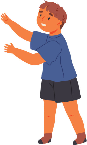 快乐的卡通男孩年轻的人物肖像孩子图片下载