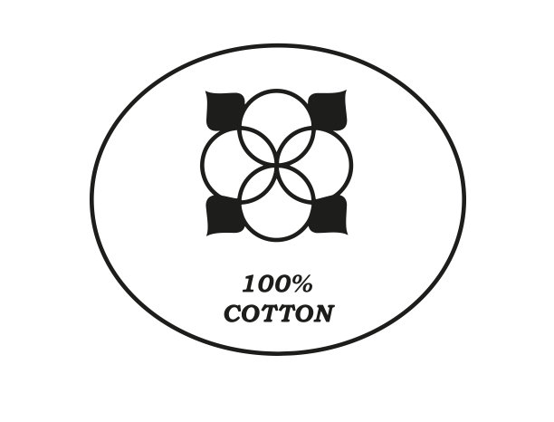 棉标签或商标。自然、环保的标志。矢量图图片下载