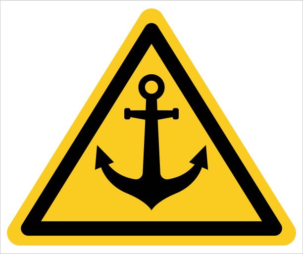 在这个下锚的地方请小心。图片下载