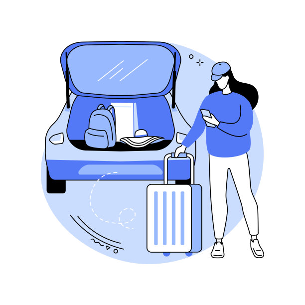 准备去孤立的卡通矢量插图。图片下载