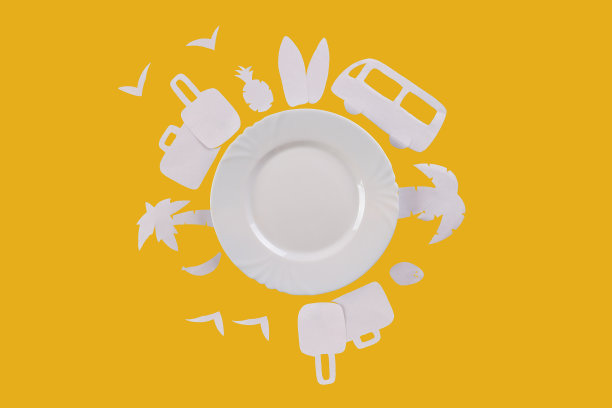 俯视图旅游概念图片下载