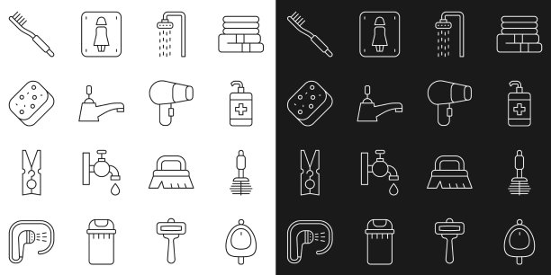 设线厕所便池或厕所刷手图片下载