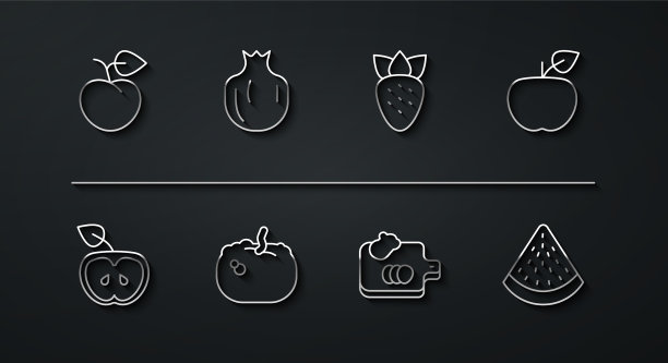 设线桃果或油桃苹果切块图片下载