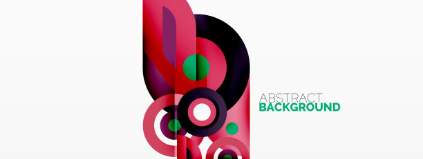 抽象的圆形背景极简主义图片下载