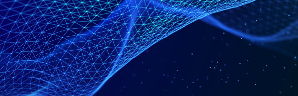 美丽的插图与连接的点和线。数字网络背景。背景介绍。3 d图片下载