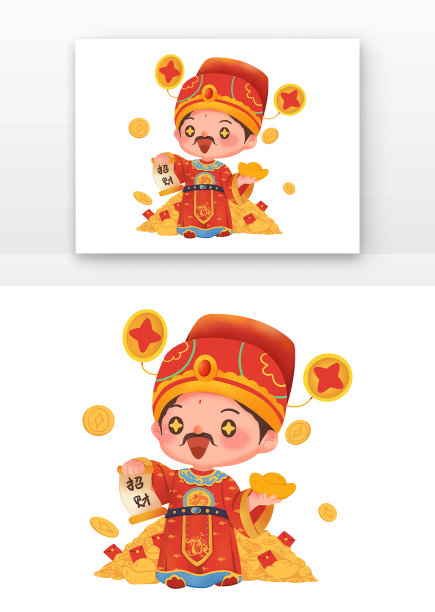 财神爷图片下载
