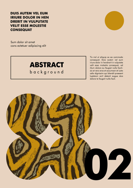 海报设计，封面模板与几何图案图片下载