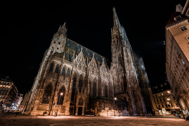 圣史蒂芬大教堂。奥地利的维也纳图片下载