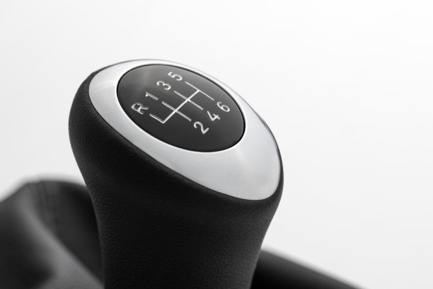 白色背景上的变速杆图片下载