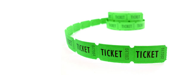 活动、表演或娱乐活动入场或入场绿票卷图片下载