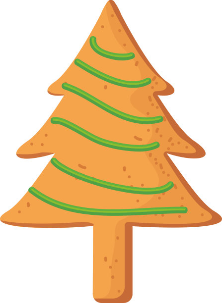 圣诞自制姜饼树图片下载