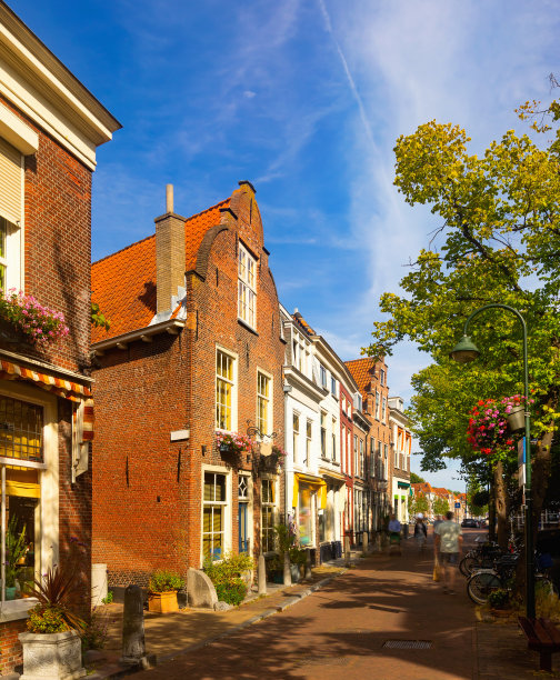 代尔夫特街，荷兰图片下载