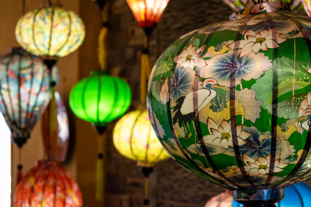 会安市灯火通明，图片下载