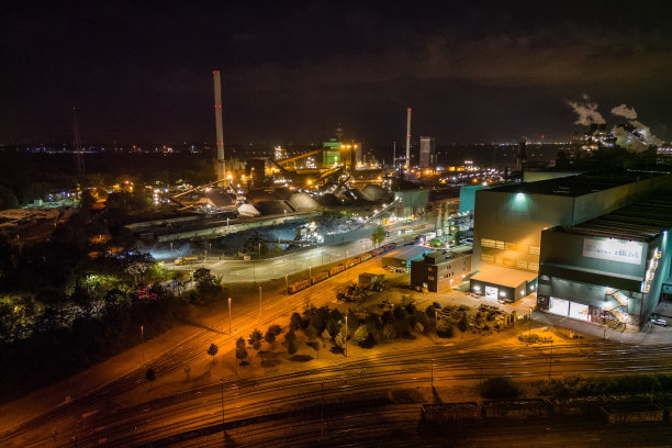 杜伊斯堡的冶金厂图片下载