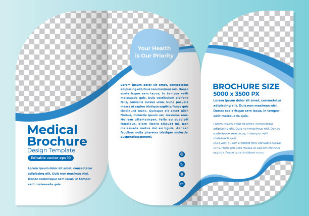 宣传册设计模板可编辑矢量eps 10图片下载