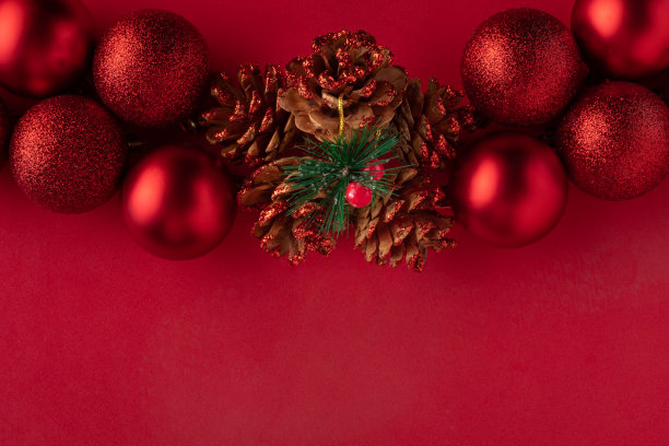 圣诞节的旗帜图片下载