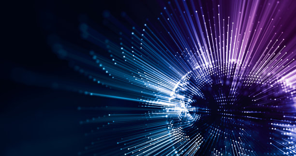 有多个点连接的数据星球。宇宙区块链信息。图片下载