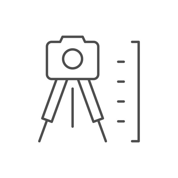 光学水平仪工具线图标图片下载