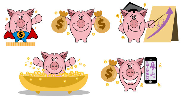 有趣的存钱罐图片下载