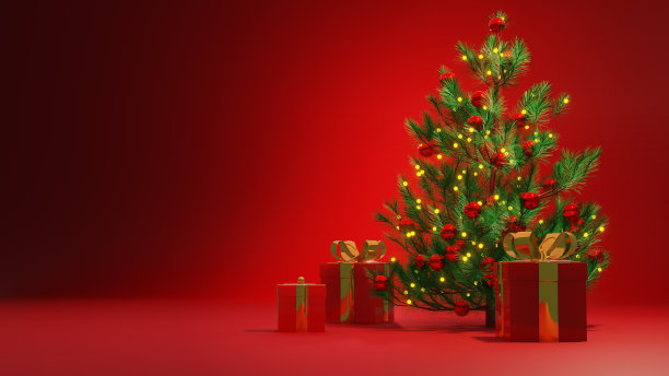 圣诞促销横幅与复制空间图片下载