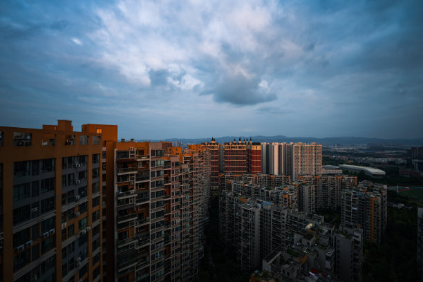 成都黄昏景色图片下载