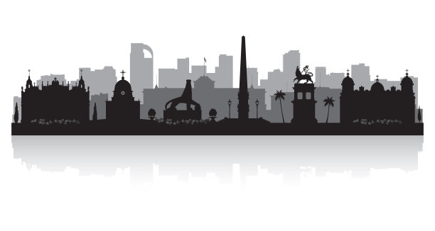 埃塞俄比亚亚的斯亚贝巴城市的轮廓图片下载