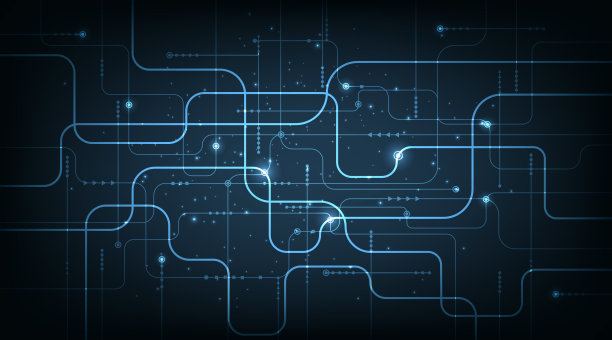 技术线路板纹理背景。图片下载