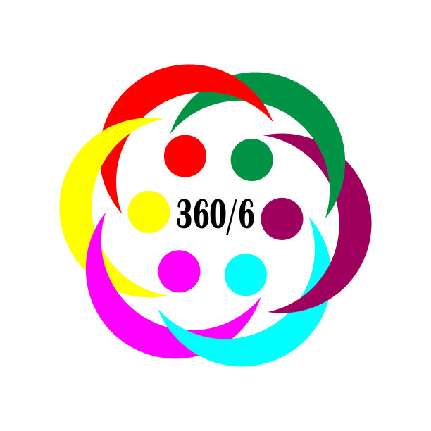 摘要360 * 6，伟大的设计，任何目的。圆的形状。信息图表设计布局。矢量插图。股票的形象。图片下载