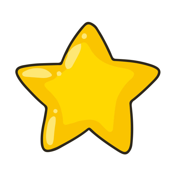 彩色图像的明星。设计元素。矢量插图孤立在白色背景上。书籍，贴纸，海报，卡片，衣服的模板。图片下载