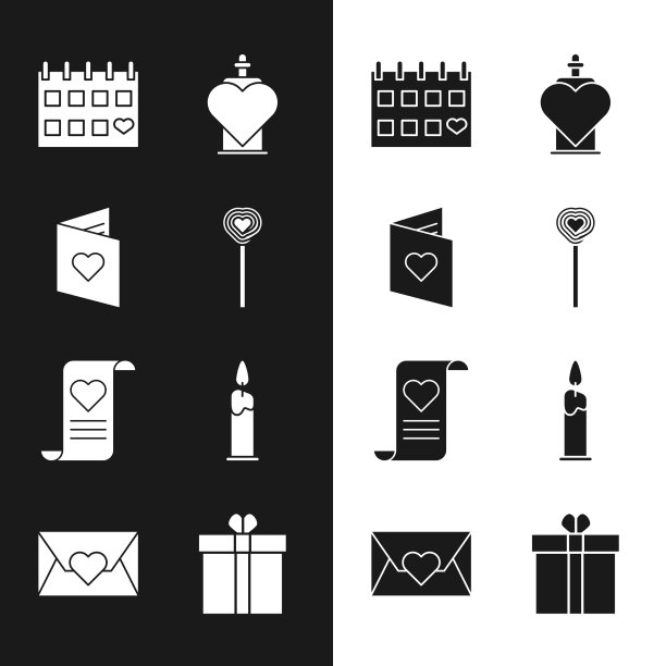 用心设定棒棒糖情人节传单图片下载