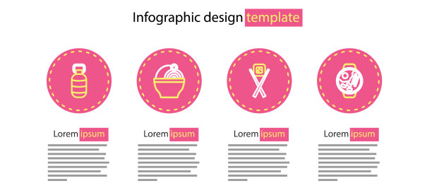 寿司配筷子拉面和韩式寿司图片下载