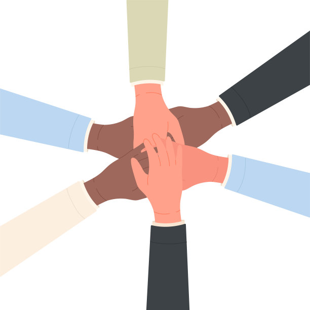 团队合作的手在一起图片下载