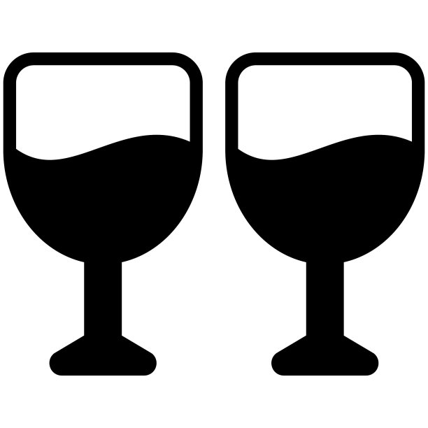 饮料，饮料平线图标图片下载