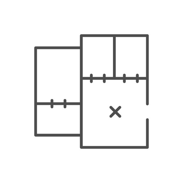 建筑蓝图线轮廓图标图片下载