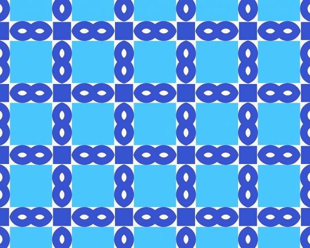 几何无缝抽象面料设计与多色图案原生部落对称完美图片下载