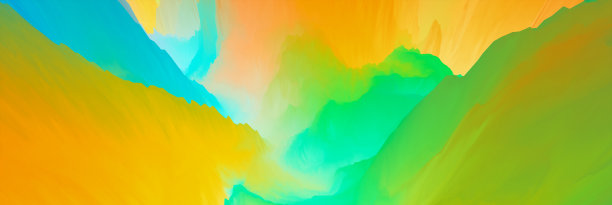 神奇的世界。超现实主义的景观。抽象的奇幻背景。三维演示图片下载