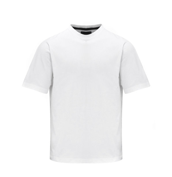 中性t恤模板隔离在白色背景图片下载