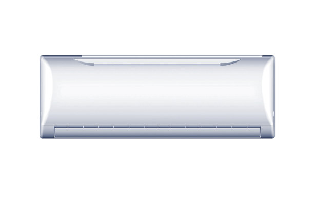 白色背景的空调系统图片下载