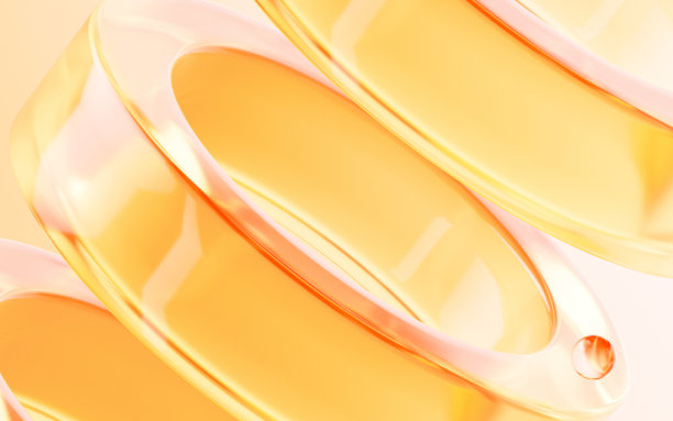 透明玻璃渐变颜色，3d渲染。图片下载