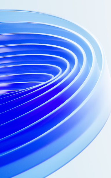 透明玻璃渐变颜色，3d渲染。图片下载