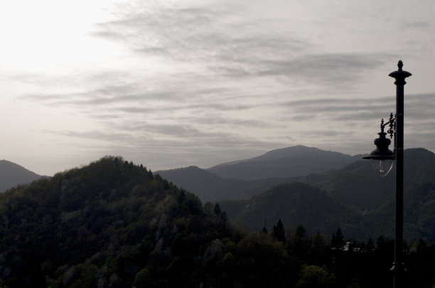 朱利安阿尔卑斯山的日落时间图片下载