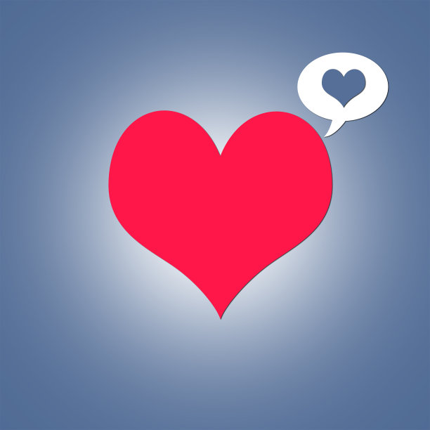 红色的心背景图片下载