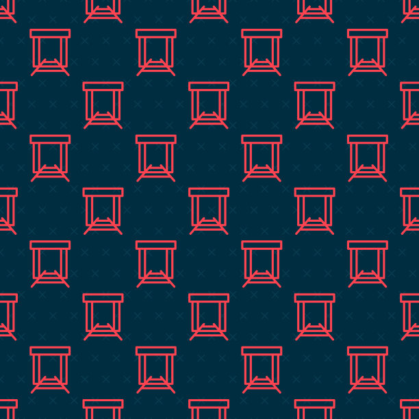 红线金矿图标隔离无缝图案图片下载