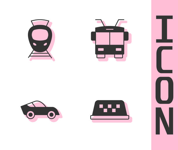 设有出租车车顶有轨电车和有轨电车图片下载