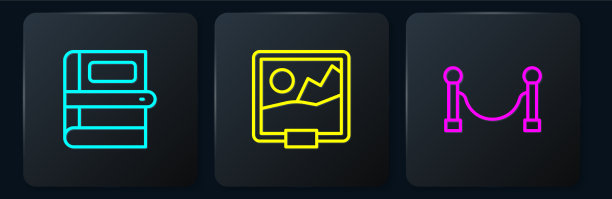 设置线书绳屏障和图片黑色图片下载