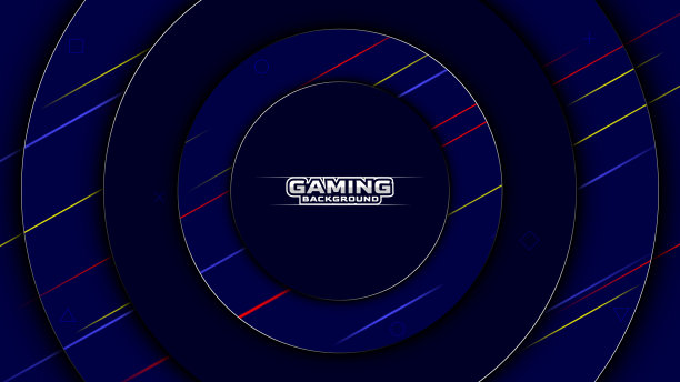 抽象的游戏背景与色彩斑斓的光线现代风格图片下载