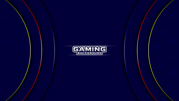 抽象的游戏背景与色彩斑斓的光线现代风格图片下载