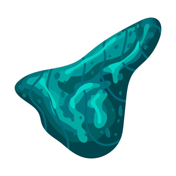 小行星和陨石。带有光效果的空间流星体矢量图。卡通燃烧彗星孤立在白色图片下载